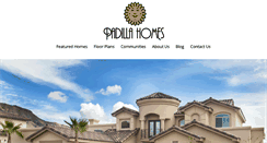 Desktop Screenshot of padillahomes.com